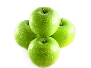 four green apples