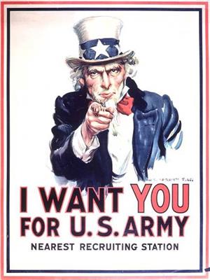 “一战”时美国的征兵广告