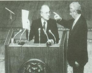 戈尔巴乔夫和叶利钦在俄联邦议会
