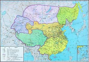北魏时期中国地图