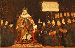 亨利八世向外科医生介绍宪章