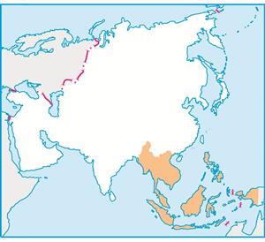 9.1 东南亚在亚洲的位置
