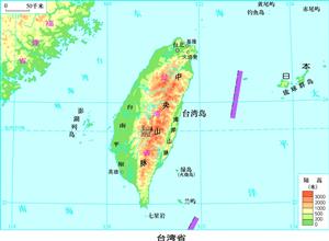 7.20 台湾地形