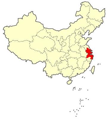 6.34 长江三角洲地区在全国的位置